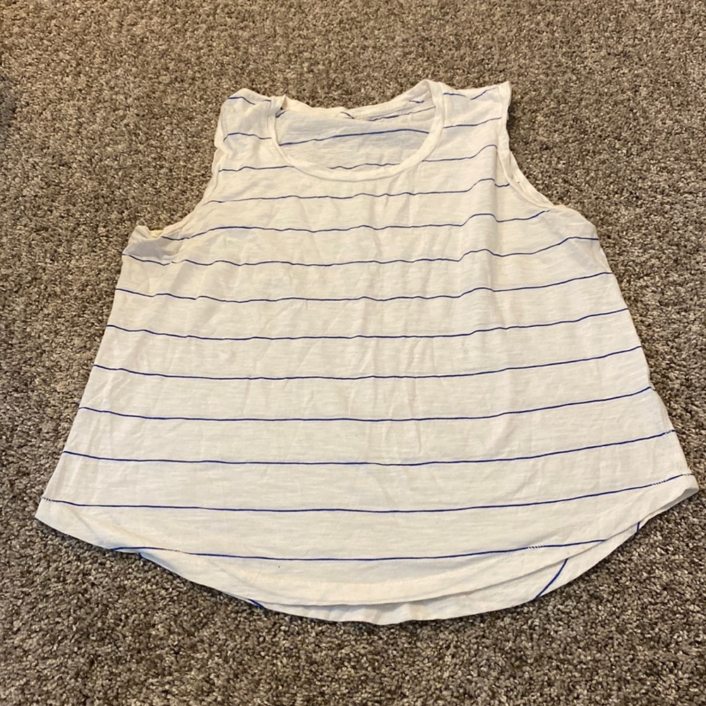 Madewell rounded hem tank top